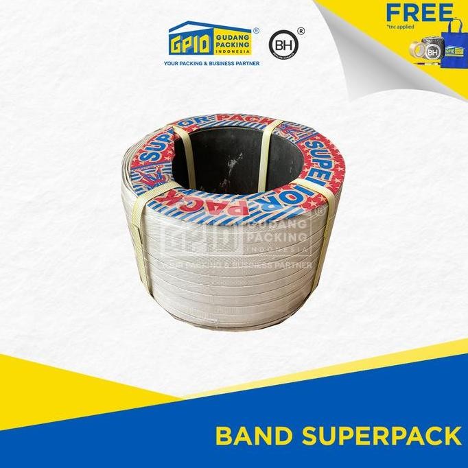 

SUPERPACK - Tali Strapping Band 9 / 12 / 15 mm Warna