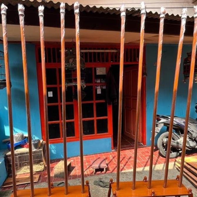 

Tiang Pataka Bendera Ruangan Lobang 5,Satu Set Tiang Dan Tatakan.