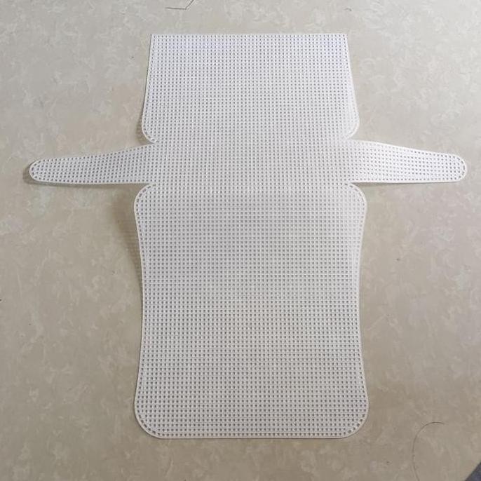 baru Kanvas Plastik / Plastic Canvas Clutch / Jaring Tas Rajut Tangan