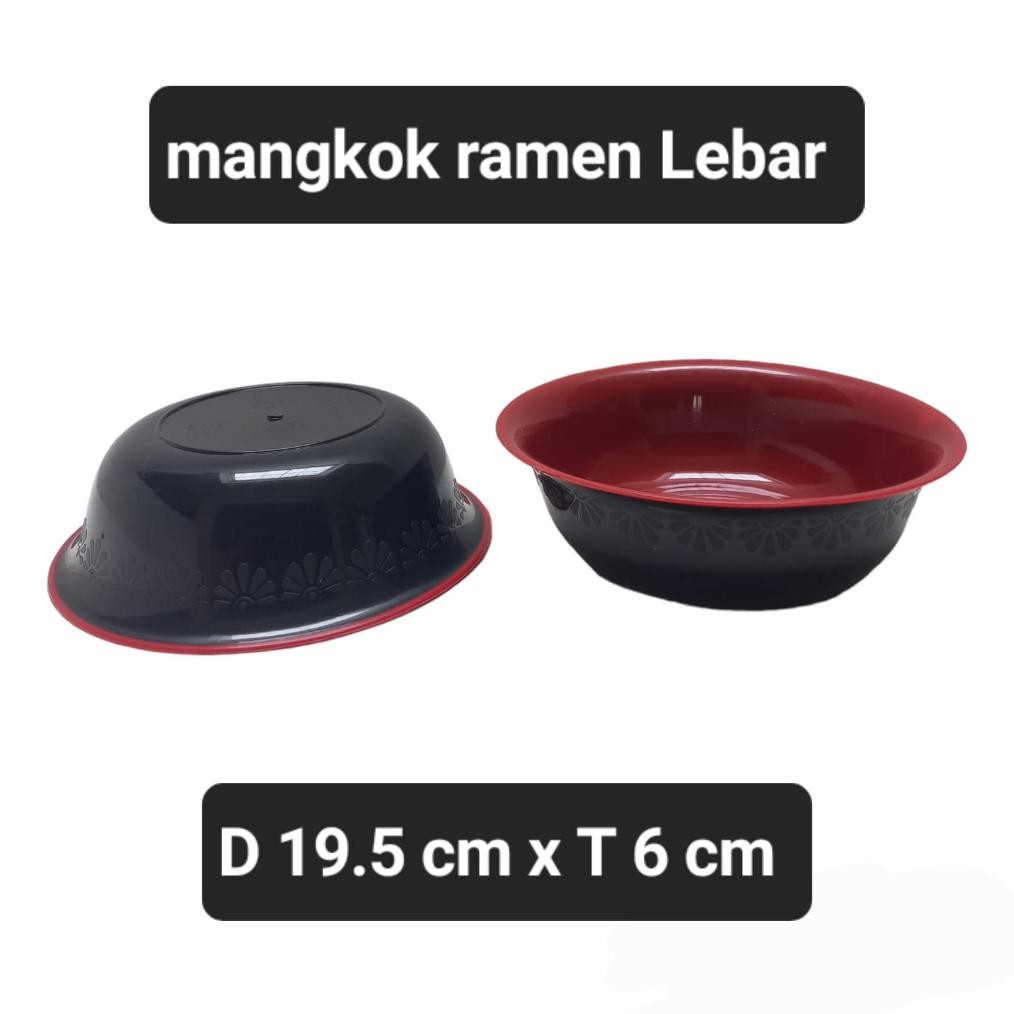Mangkok Ramen Plastik Mangkuk Jepang/ Mangkuk Ramen Plastik Besar Terlaris