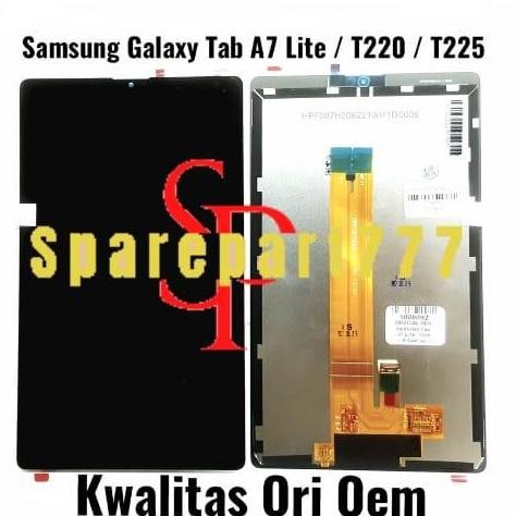 TERMURAH - Ori Oem Lcd Touchscreen Fullset Tablet Samsung Galaxy Tab A7 Lite - T2
