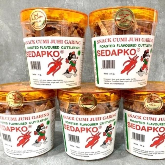 

Snack Cumi Juhi Garing Panggang Sedapko 75Gram