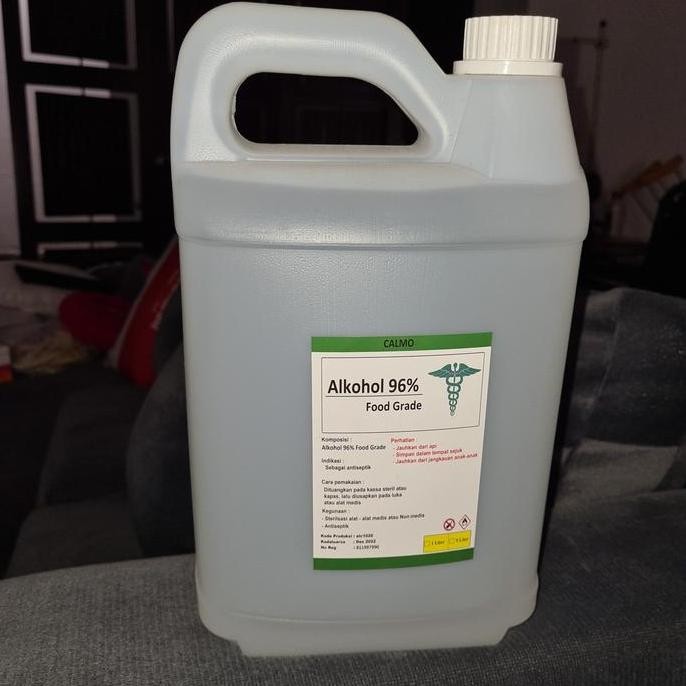 alkohol food grade 96% 5 liter