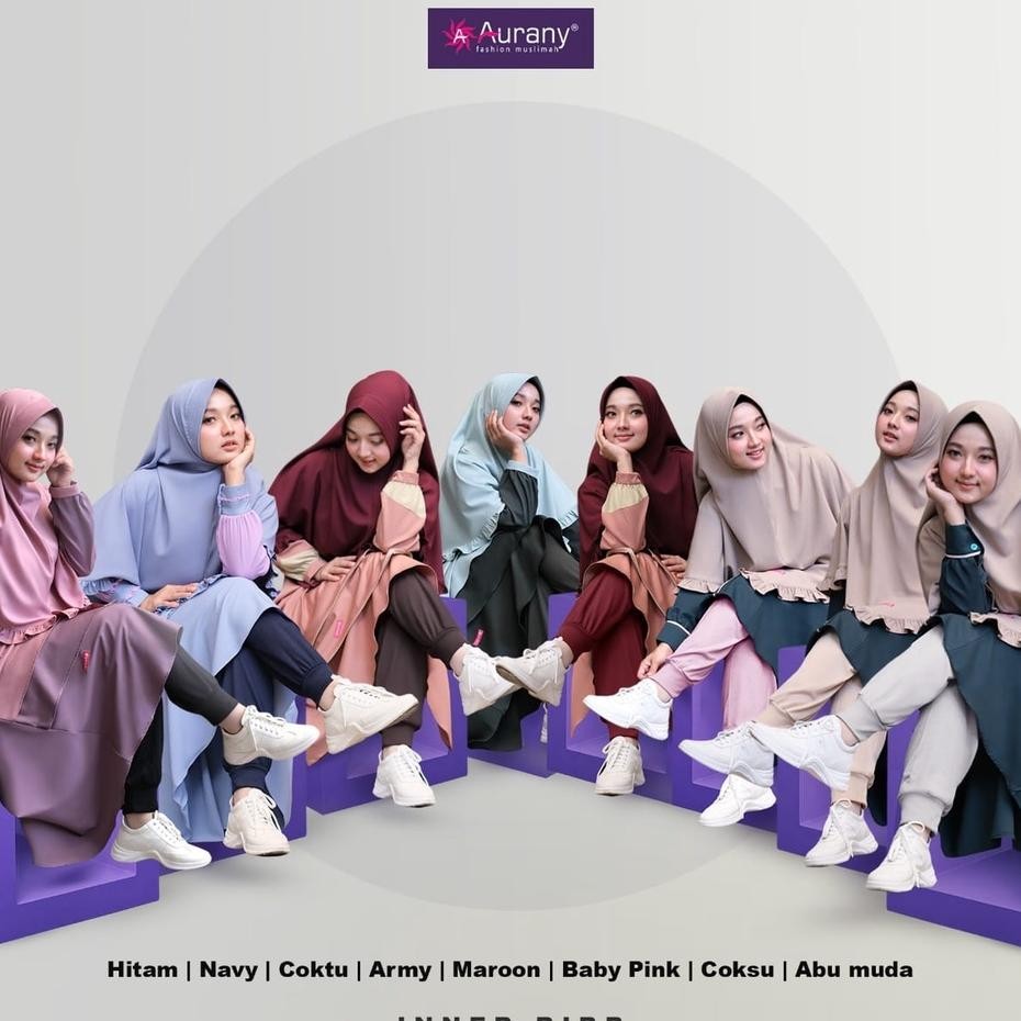 Celana Inner Rib Katun Daleman Celamis Celana Gamis Aurany Legging Leging Bawahan Gamis Panjang