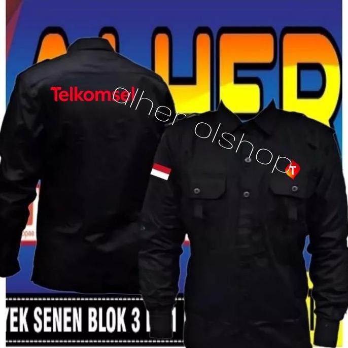 KEMEJA TELKOMSEL BAJU TELKOMSEL SERAGAM TELKOMSEL PDH TELKOMSEL