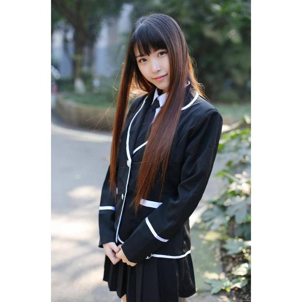 CC-112 BLAZER HITAM SERAGAM SEKOLAH JEPANG KOREA UNIFORM SEIFUKU KPOP