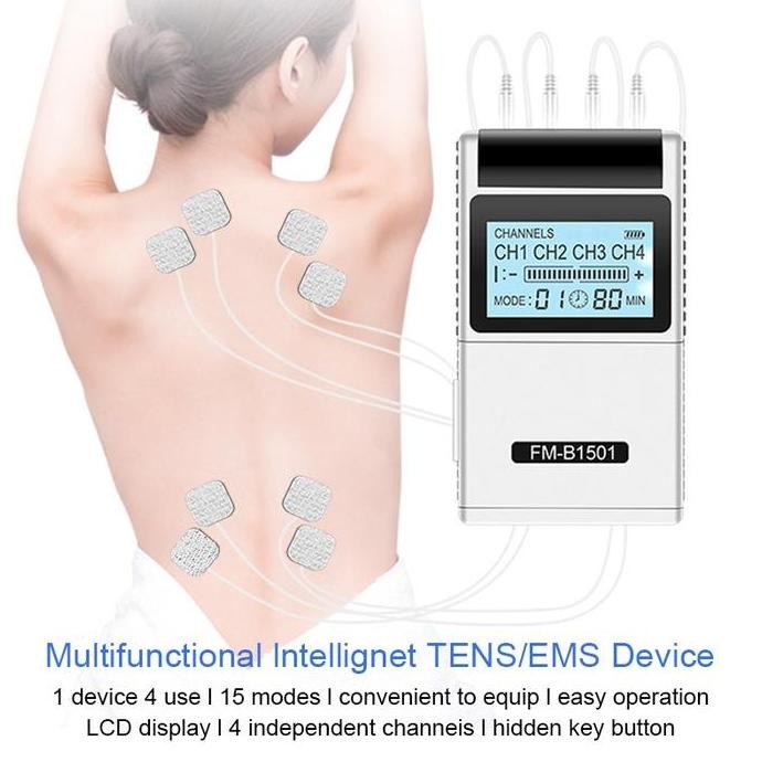 Alat Pijat Terapi Listrik Tens&Ems Refleksi Akupuntur Massage Electric