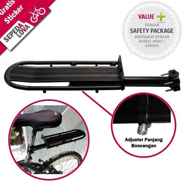 Boncengan Atau Rak Pannier Seatpost Sadel Sepeda Alloy United