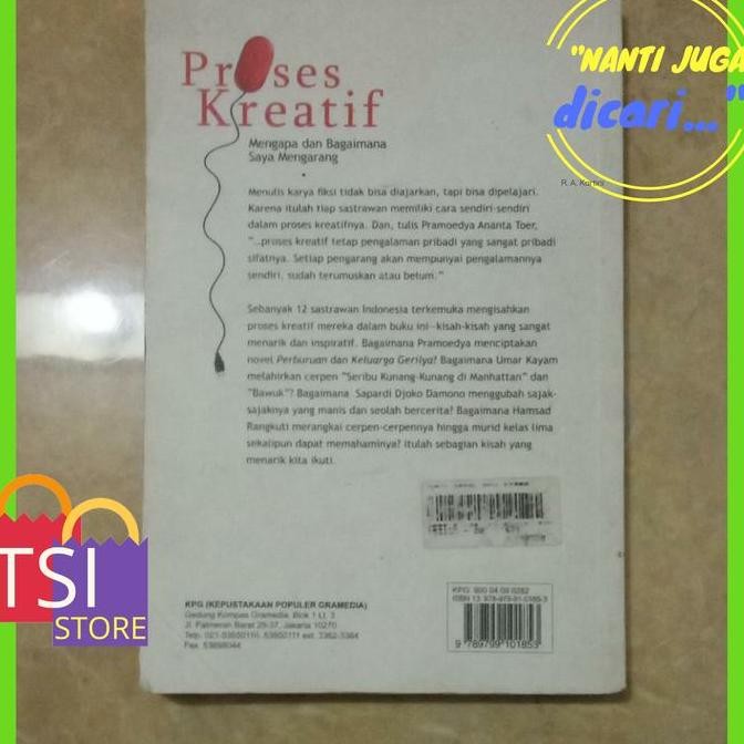 TERBARU Proses Kreatif Mengapa dan Bagaimana Saya Mengarang Jilid 1