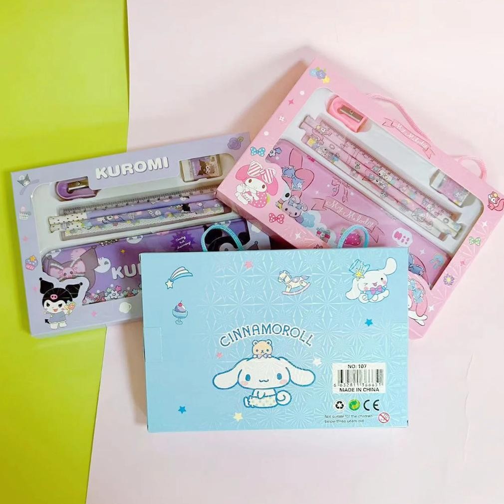 

Kt78 1 Set Lucu Pensil Serutan Stationary Set / Kotak Pensil Anak Set Stationery Untuk Hadiah Anak Sekolah Kt78