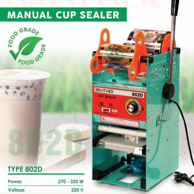 BROTHER MANUAL CUP SEALER 802D