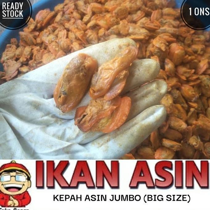 

Kepah / Kopah / Remis / Romis Asin Jumbo (Big Size) 100 Gr