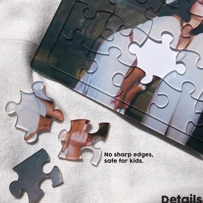 Mainan Puzzle Acrylic (Custom Foto)
