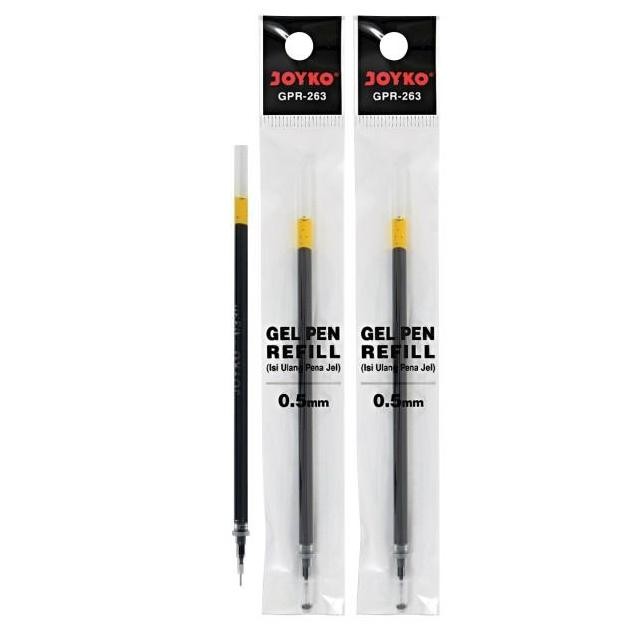 

Up Harga Grosir 1Kotak/24Pcs Refill Pulpen Gel 0.5Mm Gpr-263 Hitam Joyko Original