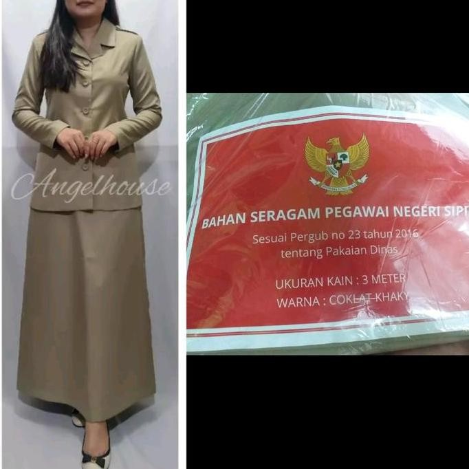 Jual Bahan Seragam Pemda DKI Warna Khaki