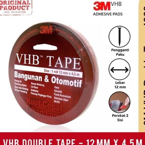 

3M Vhb Double Tape 12 Mm X 4.5 M