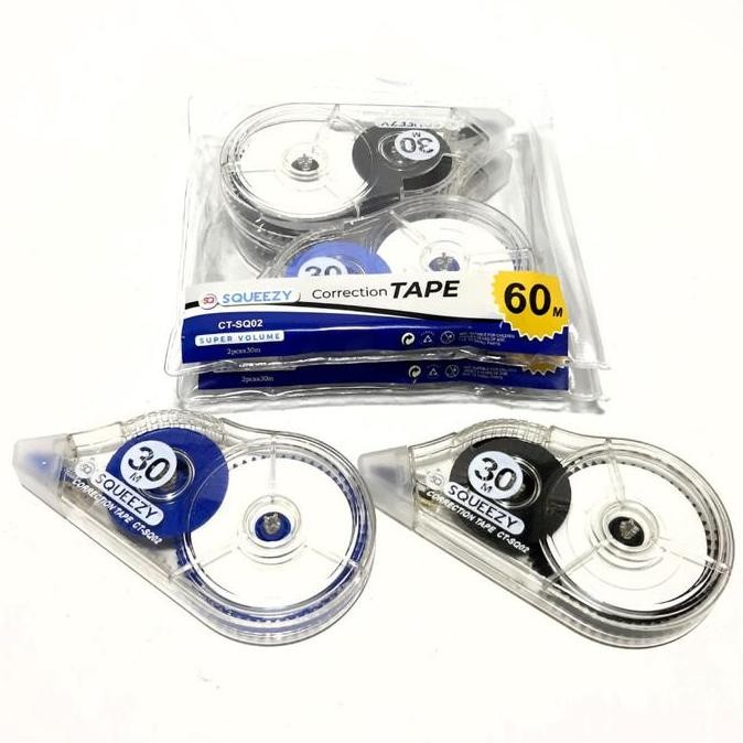 

Up Harga Grosir (1Dus / 24Packs / 48Pcs ) Correction Tape Ct-Sq02 Ukuran 60M