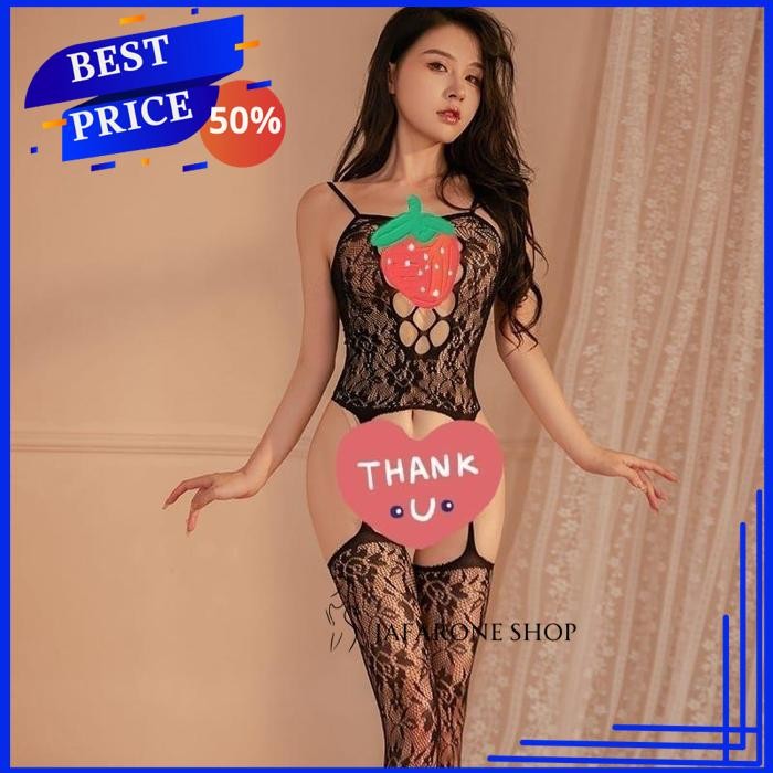 PAKAIAN DALAM WANITA   SEXY PAKAIAN LINGERIE BODY STOCKING JAFARONE SHOP
