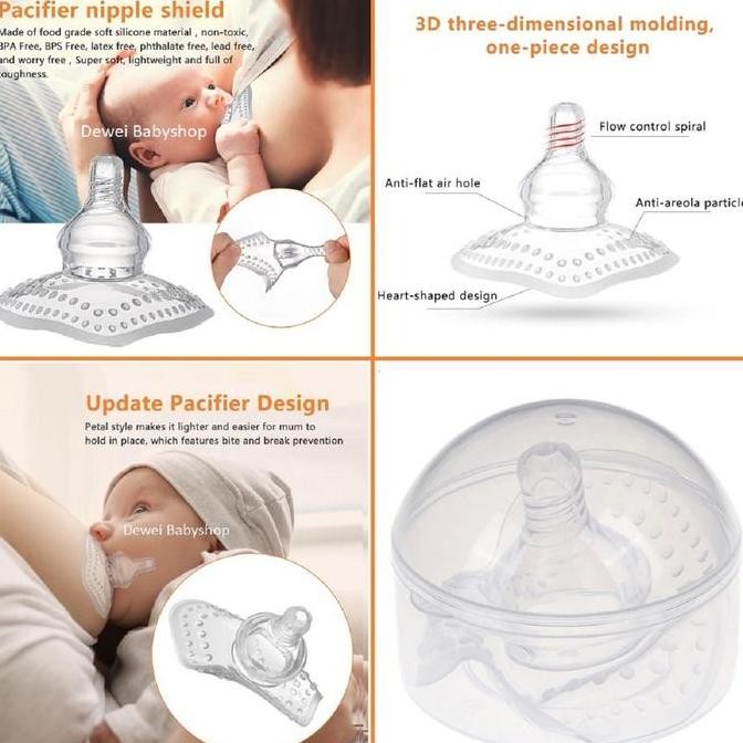 Terlaris Alas Pelindung Dan Pengaman Puting Ibu Menyusui  Silicon Bayi Sale