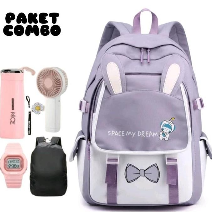 

Diskon Tas Sekolah Anak Oerempuan Sd Smp Sma Tebal Banyak Ruang Tas Ank Kelinciii