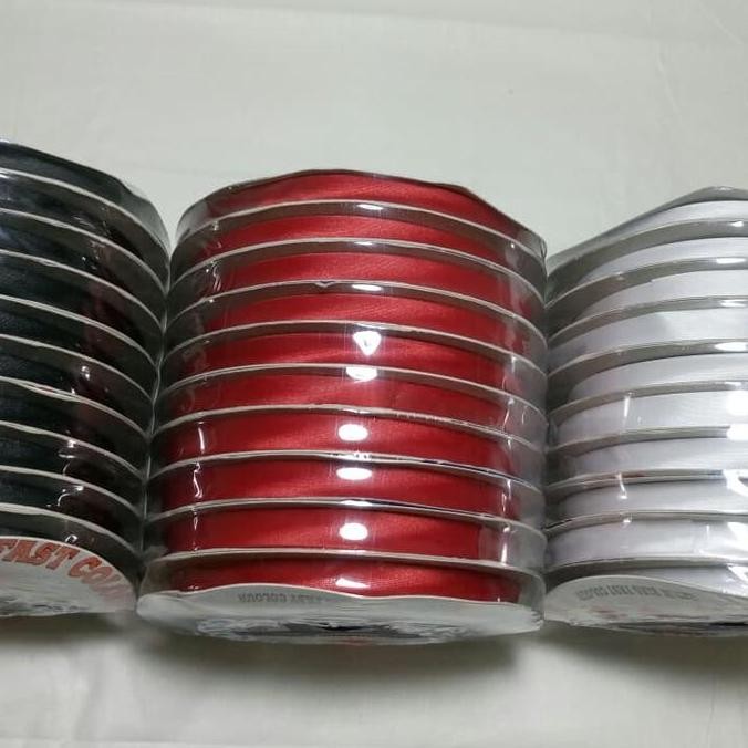 

Bias satin tape / bisban satin cap Matahari isi 10 roll