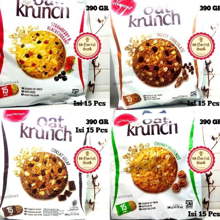 

Oat Krunch Chocolate/Strawberry/Hazelnut/Nutty Coklat 390gr