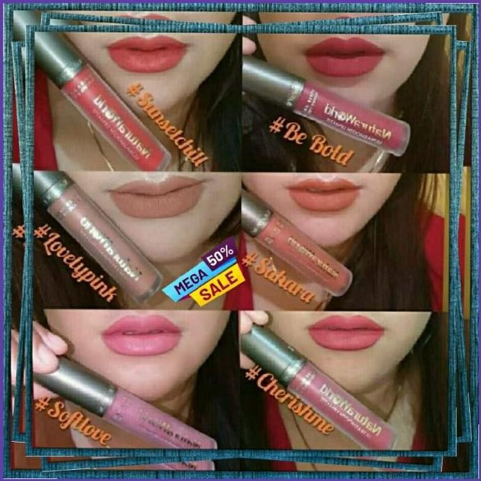 SIAPKIRIM LIPMATTE LIPMATE NATURA WORLD NATURAWORLD LIPSTIK LIPCREAM