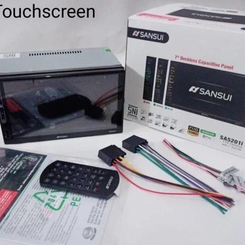 Doubledin Sansui Head Unit Double Din Sansui SA 5201i Deckless