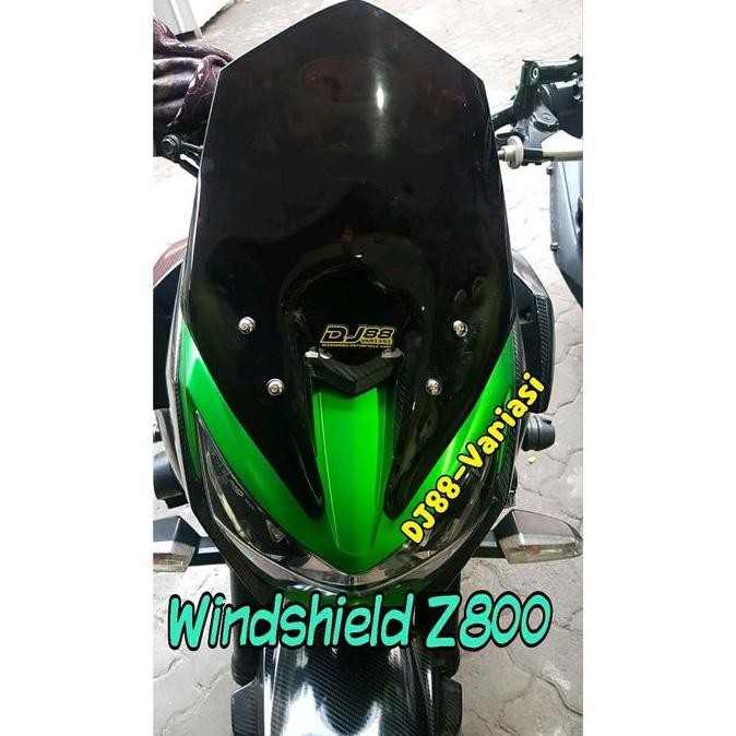Windshield Z800 Motif Puig Visor Z800 Modifikasi Z800 Aksesoris Varias