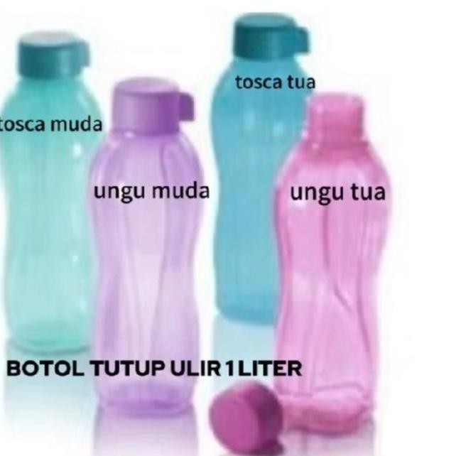 Tupperware Eco Bottle 1L Botol Minum Eco Botol 1 Liter Ulir