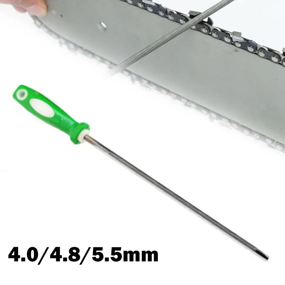 

1pcs 4.0/4.8/5.5mm Round High Carbon Steel Sharpening Chainsaw Saw Chain Files Sharpener Plastic Handle Hand Tools Accessories