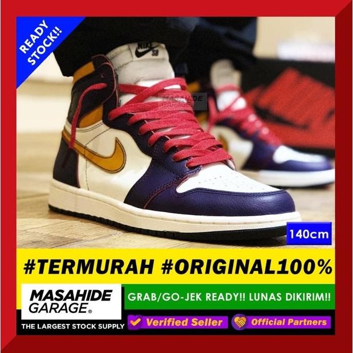 Shoelaces Warna Merah Crimson Red  140Cm Tali Sepatu Aj Air Jorda