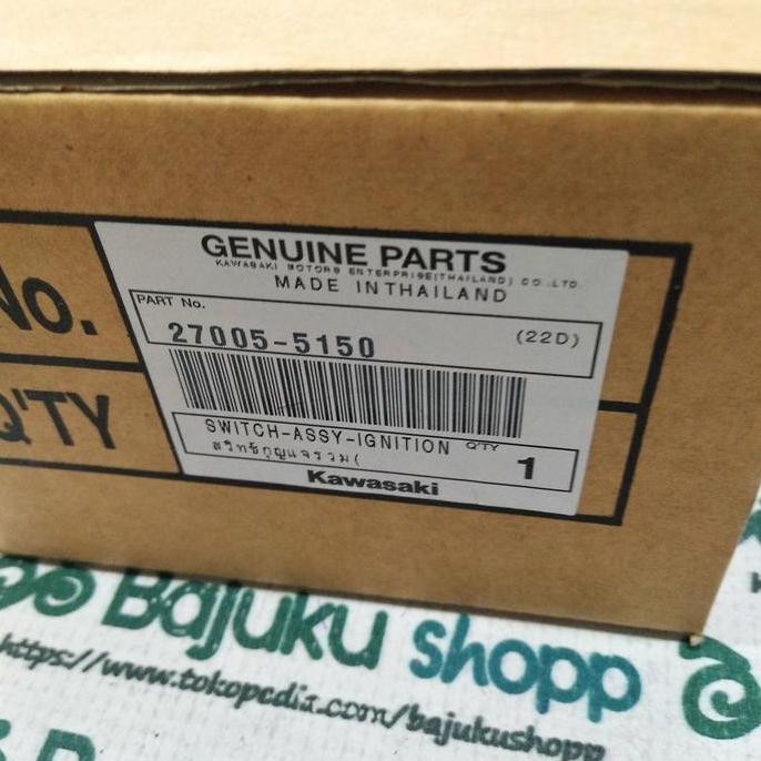 Kunci Kontak Set Kawasaki Ksr 110 Original, Ready Stock