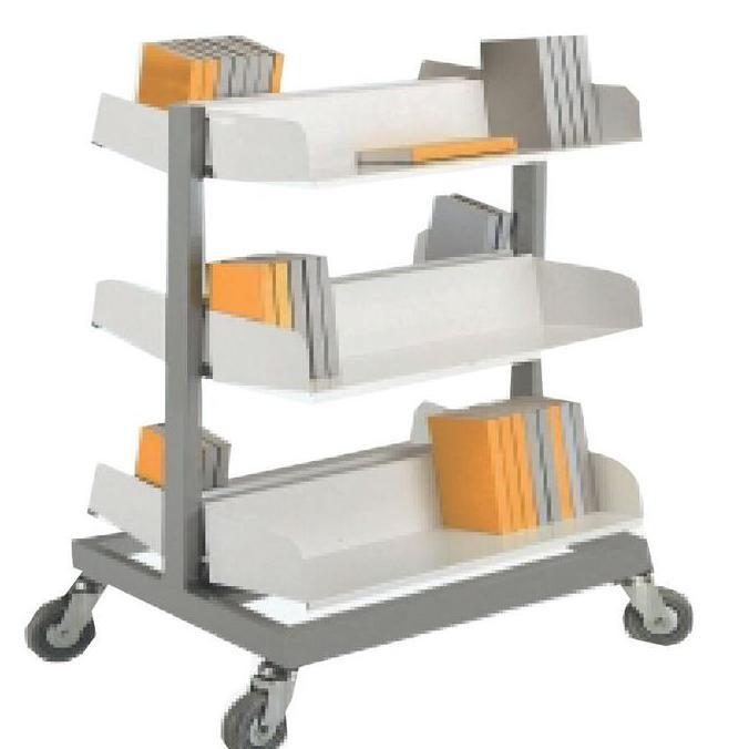Book Trolley / Troli Buku 6 Rak Brother - 3100