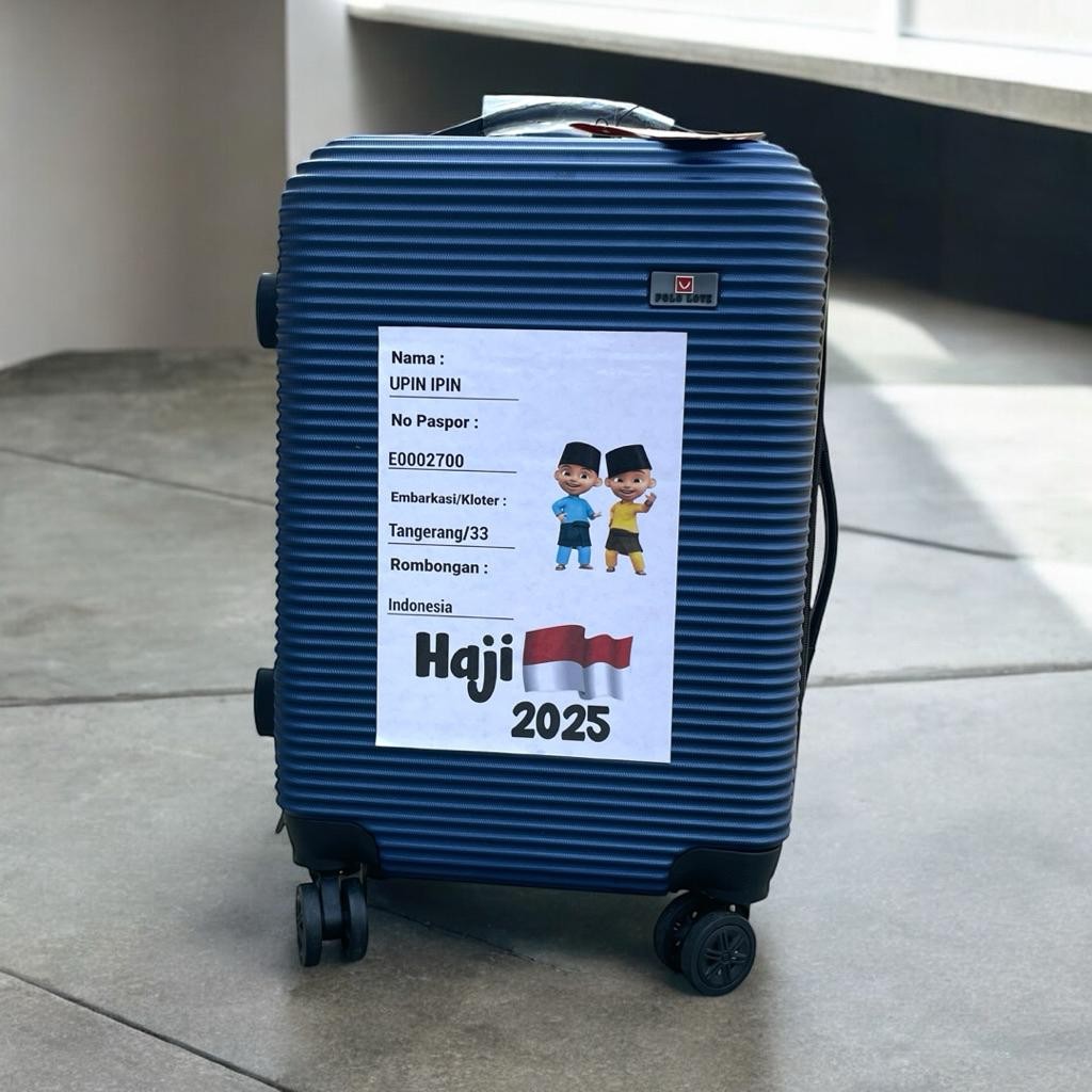 Gbs Stiker Penanda Koper Identitas Naik Haji Umroh Lansia Embarkasi Kloter