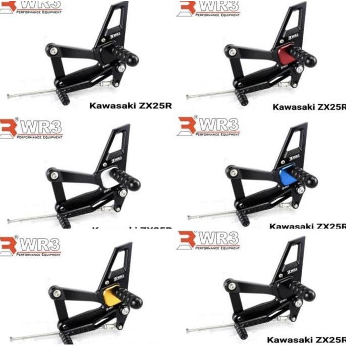 Wr3 Footstep Zx25R Zx 25 R Zx 25R Rearset Foot Step Depan