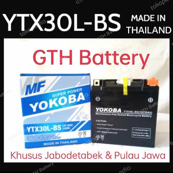 Aki Motor Yokoba Ytx30L-Bs