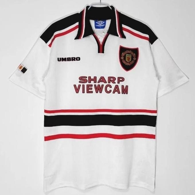 JERSEY BAJU BOLA RETRO MU AWAY 1997/1998 GRADE ORI