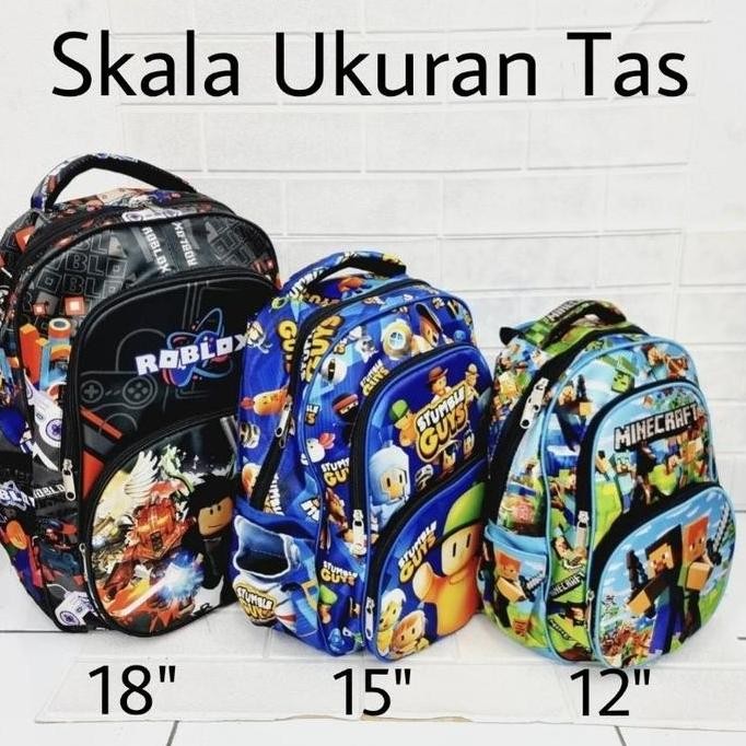 

Miliki Tas Ransel Sekolah Labubu 12" - 15" -18" Paud Tk Sd