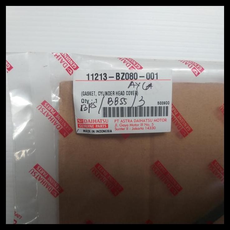 TERMURAH PAKING KLEP AYLA, AGYA 11213-BZ080-001 ORIGINAL 