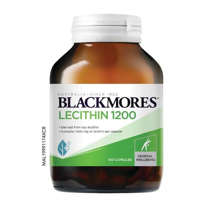 BLACKMORES LECITHIN 1200MG ISI 100 CAPSULE ORIGINAL MALAYSIA READY