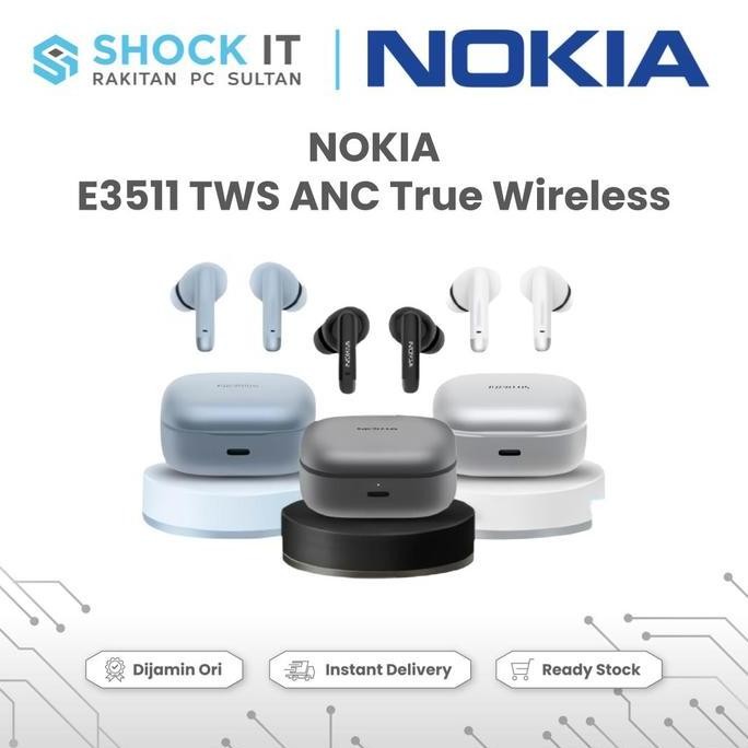 TERMURAH - Nokia E3511 TWS ANC True Wireless Earphones