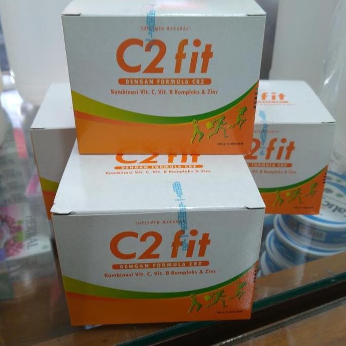 BEBAS ONGKIR - (C2fit )1 box isi 12 strip BARANG READY..