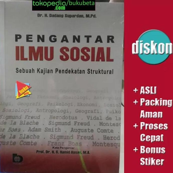 Pengantar Ilmu Sosial, Kajian Pendekatan Struktural - Dadang Supardan