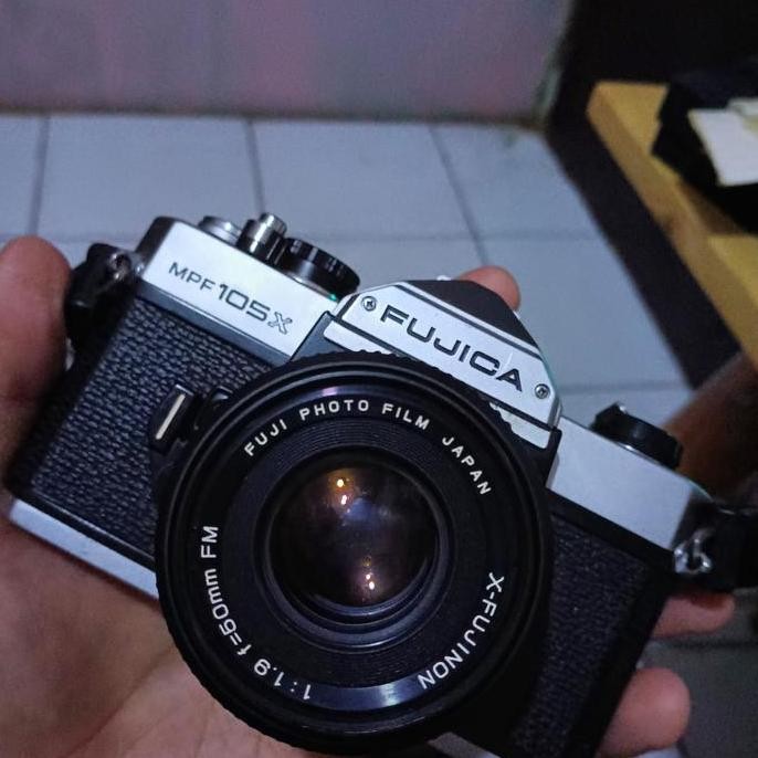 Kamera Analog Fujifilm Fujica MPF105x plus lensa 50mm f1.9 bukan sony canon nikon