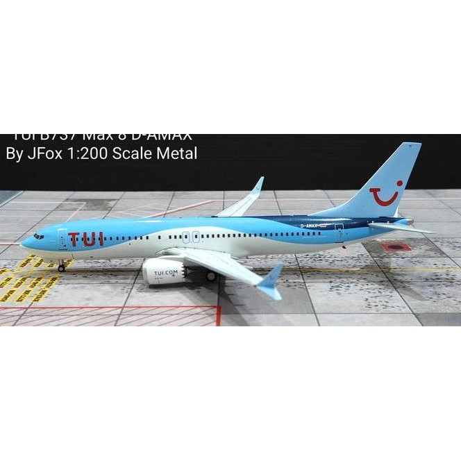 Tui B737 Max 8 D-Amax By Jfox 1:200 Scale Metal