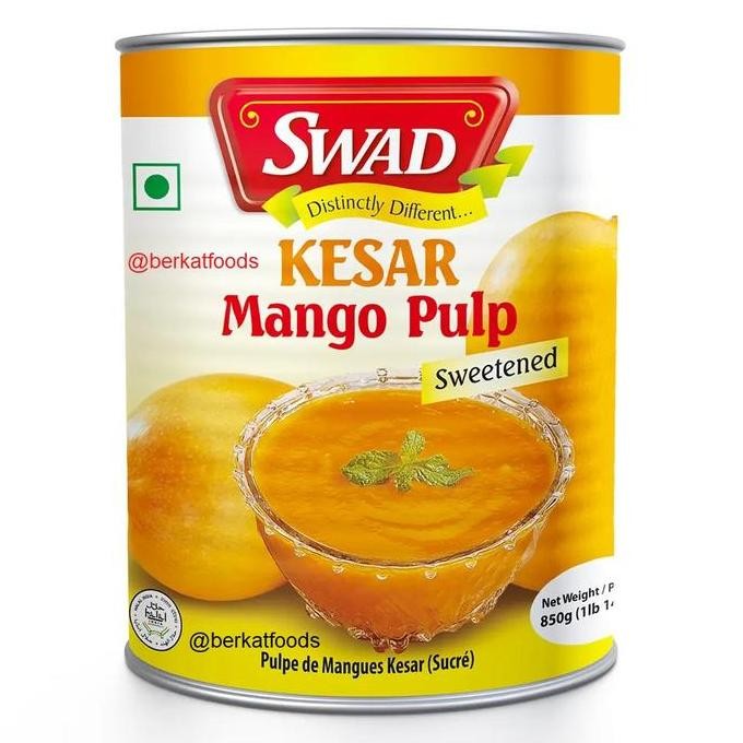 

.........] Kesar Mango Pulp Swad / Gujarat Mangoes Sweetened / Bubur Mangga India