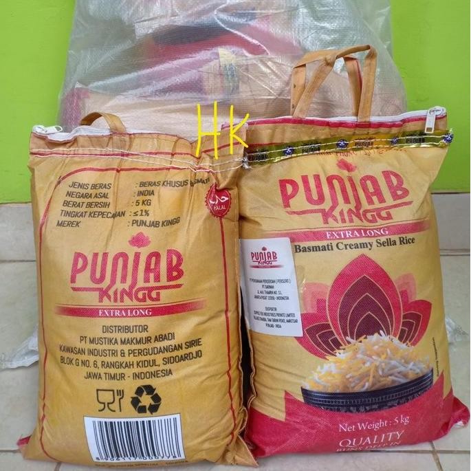 

beras basmati 5 kg punjab kingg / beras india arab LA