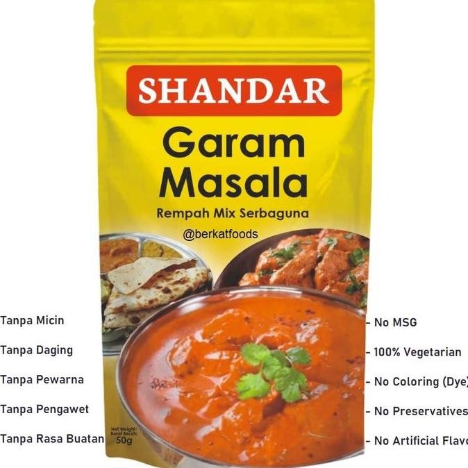 

Ready oke] Garam Masala Powder Pure / Bubuk Rempah Murni Masak Masakan Serbaguna