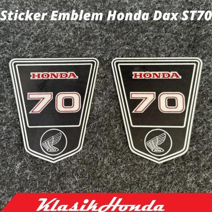 Sticker Almunium Honda Dax St70 St 70